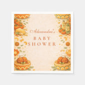 Serviette En Papier Cute Little Meatball Baby Shower (Devant)