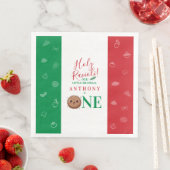 Serviette En Papier Cute Meatball First Birthday Party (En situation)