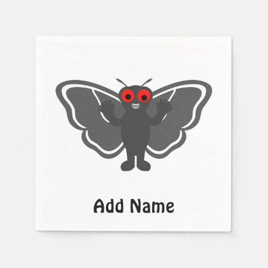 Serviette En Papier Cute Mothman (Devant)