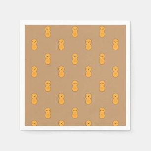 Serviette En Papier Cute Motif arachide