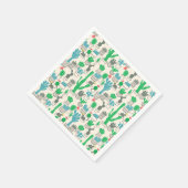 Serviette En Papier Cute Motif Floral naturel (Coin)