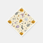 Serviette En Papier Cute Motif Halloween (Coin)