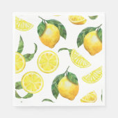Serviette En Papier Cute Motif Lemon (Devant)