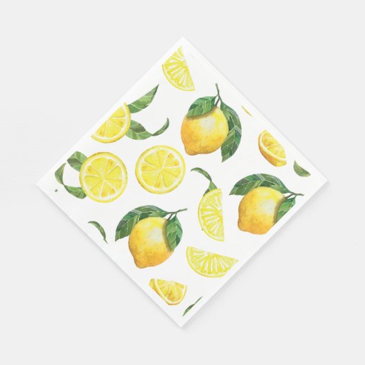 Serviette En Papier Cute Motif Lemon (Coin)