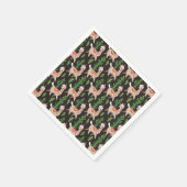 Serviette En Papier Cute Motif Llamas Décorées (Coin)