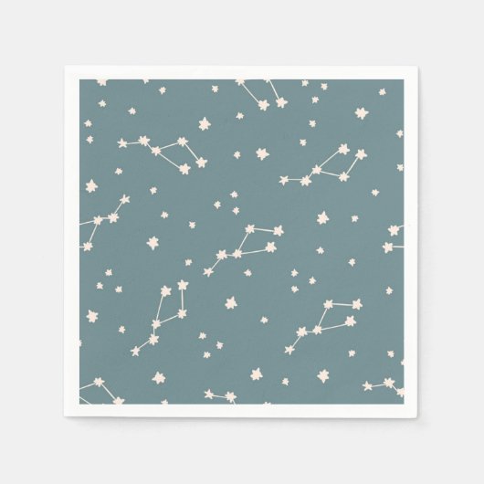 Serviette En Papier Cute Motif Sky Constellation (Devant)
