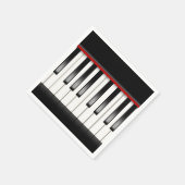 Serviette En Papier Cute Musique fun party Piano papier serviettes (Coin)
