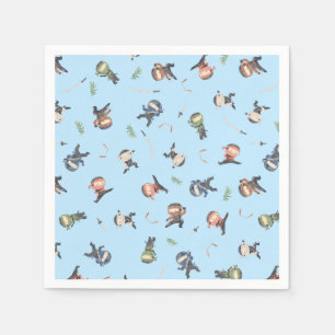 Serviette En Papier Cute Ninja Warrior Anniversaire de enfant Party ap