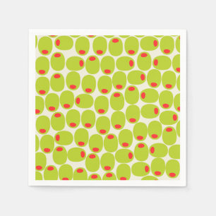 Serviette En Papier Cute Olives Papier serviettes