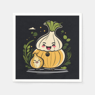 Serviette En Papier Cute Onion Adventure