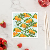 Serviette En Papier Cute Oranges Papier serviettes (En situation)