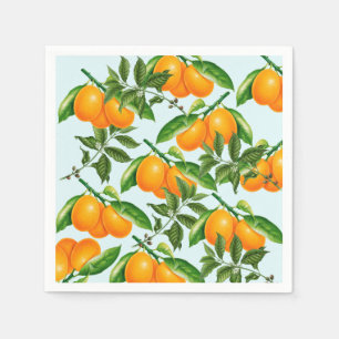 Serviette En Papier Cute Oranges Papier serviettes