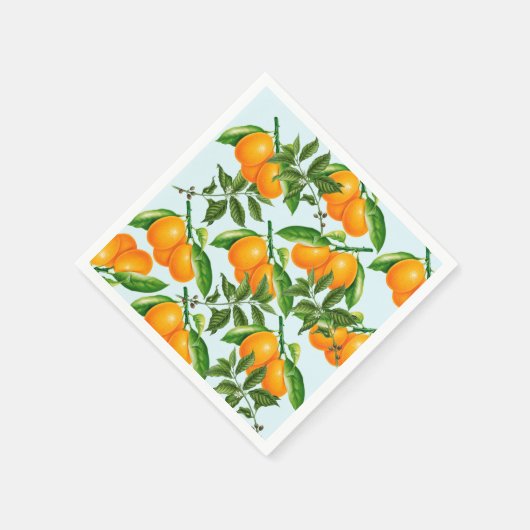 Serviette En Papier Cute Oranges Papier serviettes (Coin)