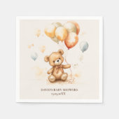 Serviette En Papier Cute ours neutre (Devant)