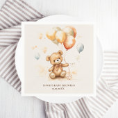 Serviette En Papier Cute ours neutre