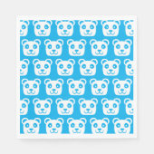 Serviette En Papier Cute Panda Motif (Devant)