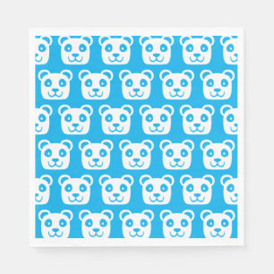 Serviette En Papier Cute Panda Motif