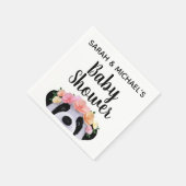 Serviette En Papier Cute Panda Porte fille Baby shower Papier (Coin)