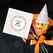 Serviette En Papier Cute Pastel Ghost Thème Texte Customisé Anniversai