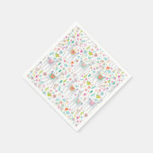 Serviette En Papier Cute Pastel Llama Motif (Coin)