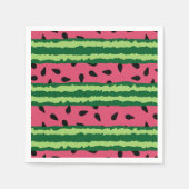 Serviette En Papier Cute pastèque Motif rose et vert (Devant)