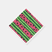 Serviette En Papier Cute pastèque Motif rose et vert (Coin)