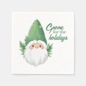 Serviette En Papier Cute Père Noël Gnome pour les Fêtes (Devant)