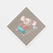 Serviette En Papier Cute Petite Souris Animal Cartographie Plaques de  (Coin)