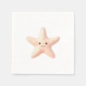 Serviette En Papier Cute Pink Starfish (Devant)