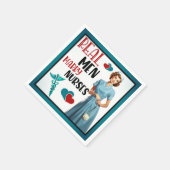Serviette En Papier Cute Pinup_ Véritables Hommes Épouses Épouses (Coin)