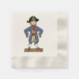 Serviette En Papier Cute Pirate Lad
