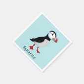 Serviette En Papier Cute Puffins Design Papier serviettes (Coin)
