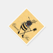 SERVIETTE EN PAPIER CUTE QUEEN BEE AVEC HONEYCOMB PAPER NAPKINS (Coin)