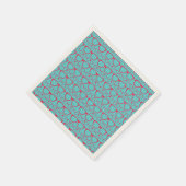 Serviette En Papier Cute Retro Eyeglass Hipster (Coin)