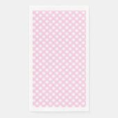 Serviette En Papier Cute rose En vichy Motif (Devant)