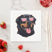 Serviette En Papier Cute Rottweiler Puppy (En situation)