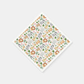 Serviette En Papier Cute Safari Animals (Coin)