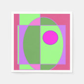 Serviette En Papier Cute Sherell géométrique (Devant)