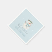 Serviette En Papier Cute Snowman Baby Il fait froid dehors Baby shower (Coin)
