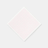 Serviette En Papier Cute Soft Pastel Coeurs Rose Motif (Coin)