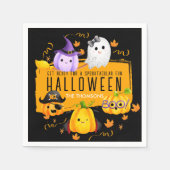 Serviette En Papier Cute Spooktacular Amusant Halloween Nuit (Devant)