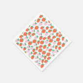 Serviette En Papier Cute Strawberries Paper Napkins (Coin)