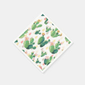 Serviette En Papier Cute Succulent Cactus Cocktail Papier de Cocktail  (Coin)