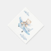 Serviette En Papier Cute Teddy Bear élégant Papier Napkin (Coin)