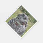 Serviette En Papier Cute Terrier Chien (Coin)