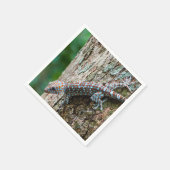 Serviette En Papier Cute Tokay Gecko Lizard (Coin)