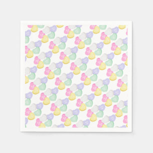 Serviette En Papier Cute Valentines Day Coeurs bonbons