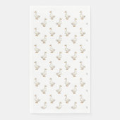 Serviette En Papier Cute White Goose Pattern (Devant)