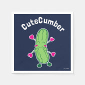 Serviette En Papier CuteCumber (Devant)
