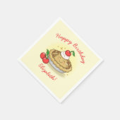 Serviette En Papier Cutie Pie Anniversaire Fête Enfants Cherry (Coin)